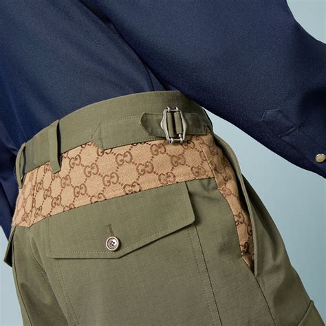 gucci shirt and pants|gucci cargo pants.